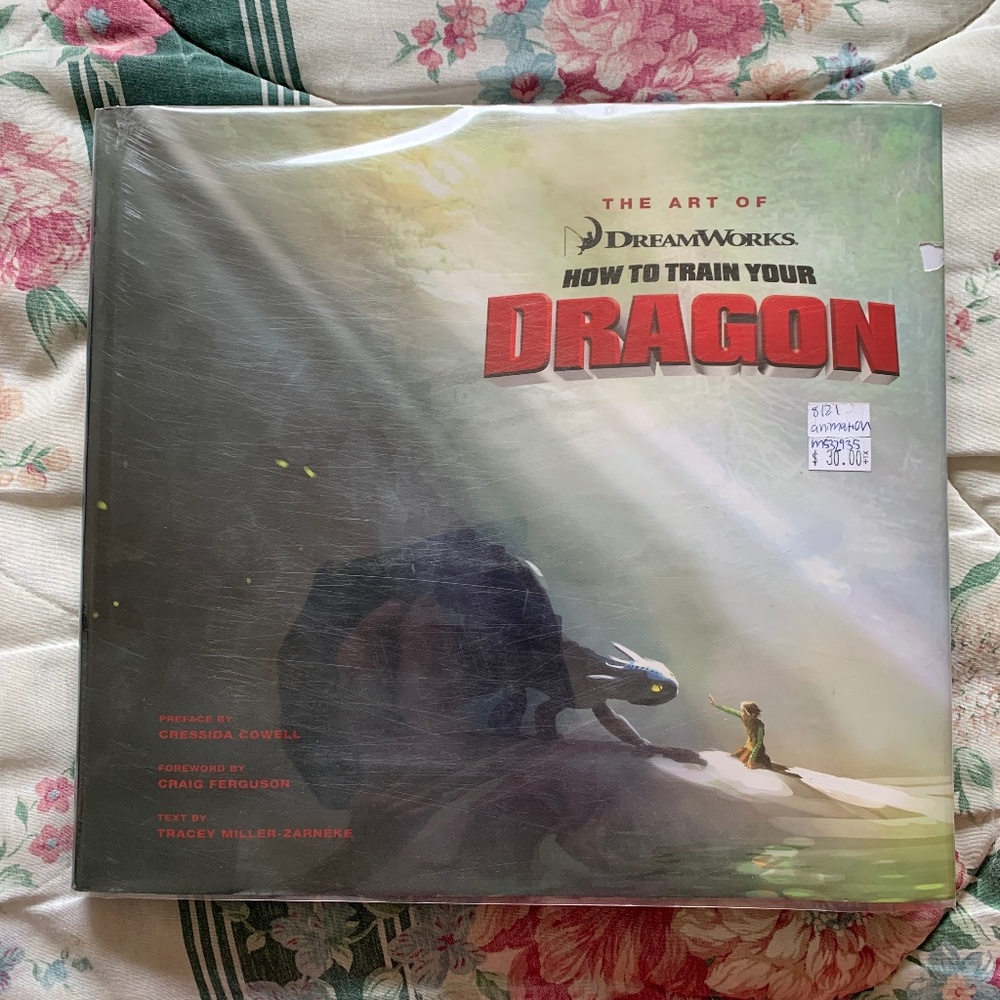 Dreamworks Animation "The Art Of How To Train Your Dragon" book